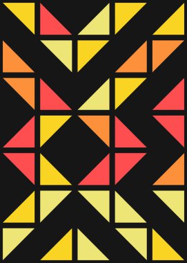 soyut geometrik desen, vektör illüstrasyonu 