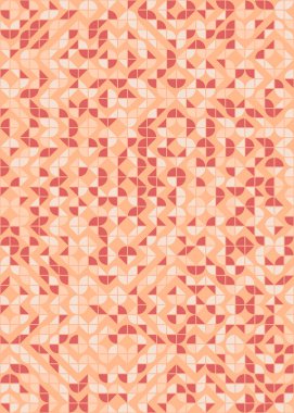 soyut geometrik desen, hesaplama sanatı illüstrasyonu