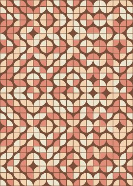 Soyut Geometrik Desen, hesaplama sanatı çizimi