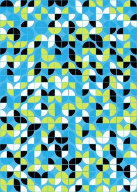 soyut geometrik desen, hesaplama sanatı illüstrasyonu