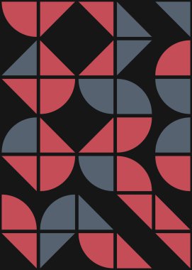 Soyut Geometrik Desen üretken hesaplama sanatı çizimi 