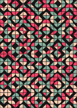 Soyut Geometrik Desen, Dijital Duvar Kağıdı