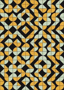 soyut geometrik desen, hesaplama sanatı illüstrasyonu