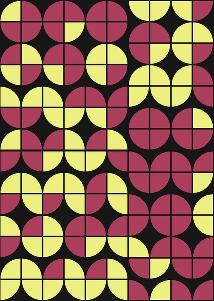 Patrón Geométrico Abstracto Ilustración Arte Computacional — Archivo Imágenes Vectoriales