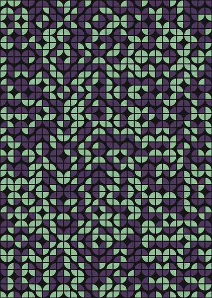 Soyut Geometrik Desen, hesaplama sanatı çizimi 