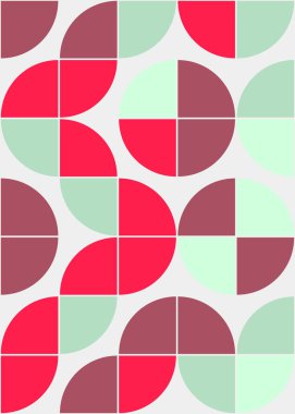 Soyut Geometrik Desen, hesaplama sanatı çizimi