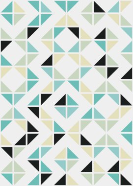 soyut geometrik desen, hesaplama sanatı illüstrasyonu