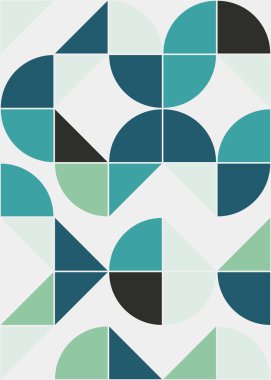 Soyut Geometrik Desen, hesaplama sanatı çizimi