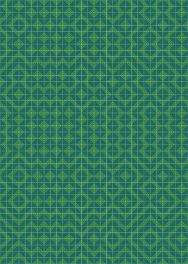 Soyut Geometrik Desen üretken hesaplama sanatı çizimi 