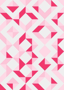 Soyut Geometrik Desen üretken hesaplama sanatı çizimi 