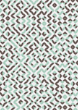 soyut geometrik desen, hesaplama sanatı illüstrasyonu