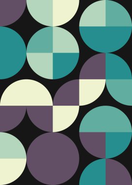 Soyut Geometrik Desen, hesaplama sanatı çizimi 