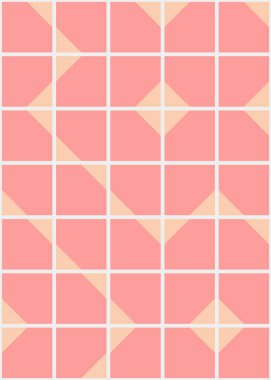 Soyut Geometrik Desen, hesaplama sanatı çizimi