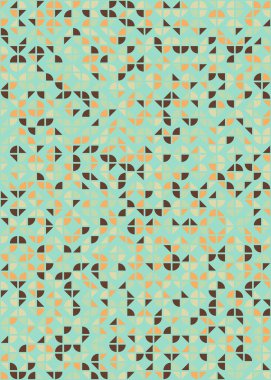 Soyut Geometrik Desen, hesaplama sanatı çizimi 