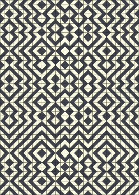 Soyut Geometrik Desen üretken hesaplama sanatı çizimi 