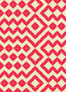 Soyut Geometrik Desen üretken hesaplama sanatı çizimi 