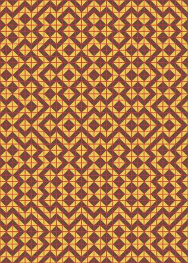 Soyut Geometrik Desen üretken hesaplama sanatı çizimi 