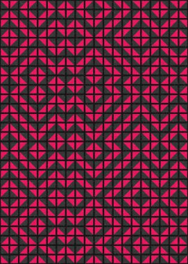 Soyut Geometrik Desen üretken hesaplama sanatı çizimi 