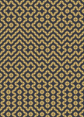 Soyut Geometrik Desen üretken hesaplama sanatı çizimi 