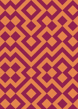 Soyut Geometrik Desen üretken hesaplama sanatı çizimi 