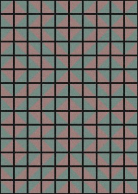 Soyut Geometrik Desen üretken hesaplama sanatı çizimi 