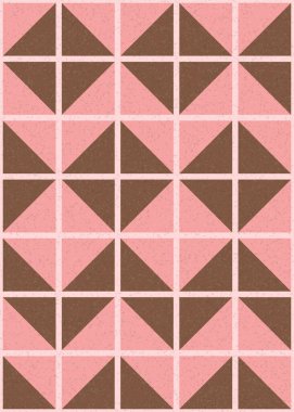 Soyut Geometrik Desen üretken hesaplama sanatı çizimi 