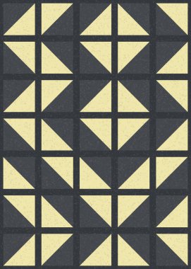 Soyut Geometrik Desen üretken hesaplama sanatı çizimi 