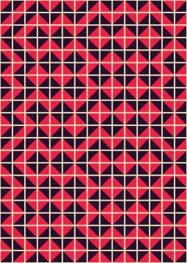 Soyut Geometrik Desen üretken hesaplama sanatı çizimi 