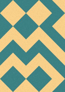 Soyut Geometrik Desen üretken hesaplama sanatı çizimi 