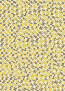 Soyut Geometrik Desen üretken hesaplama sanatı çizimi 