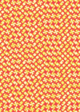 Soyut Geometrik Desen üretken hesaplama sanatı çizimi 