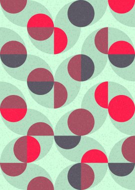 Soyut Geometrik Desen üretken hesaplama sanatı çizimi 