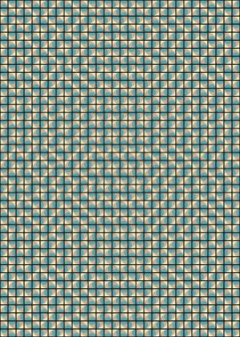 Soyut Geometrik Desen üretken hesaplama sanatı çizimi 