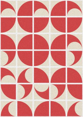 Soyut Geometrik Desen üretken hesaplama sanatı çizimi 