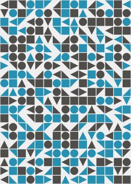 soyut geometrik desen, vektör illüstrasyonu