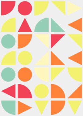 soyut geometrik desen, vektör illüstrasyonu