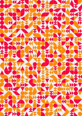 soyut geometrik desen, vektör illüstrasyonu