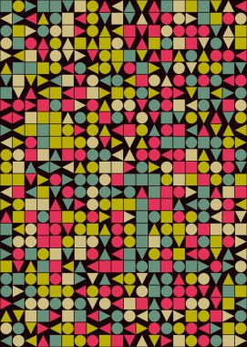 soyut geometrik desen, vektör illüstrasyonu