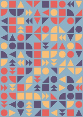 soyut geometrik desen, vektör illüstrasyonu