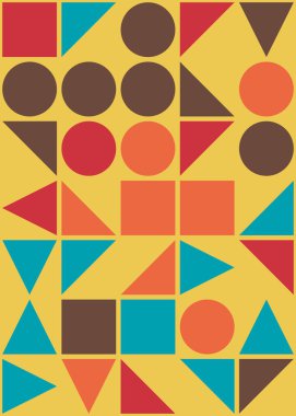 soyut geometrik desen, vektör illüstrasyonu