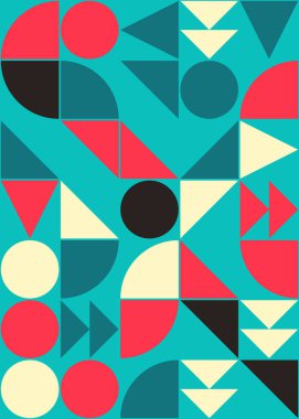 soyut geometrik desen, vektör illüstrasyonu