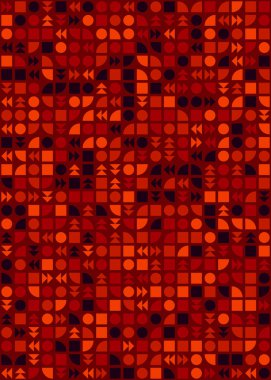 soyut geometrik desen, vektör illüstrasyonu