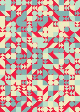 soyut geometrik desen, vektör illüstrasyonu