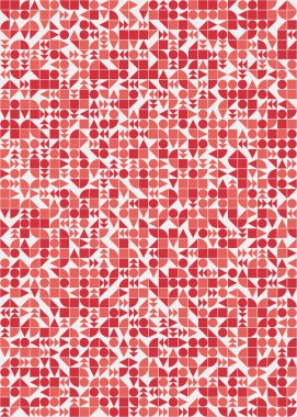 soyut geometrik desen, vektör illüstrasyonu