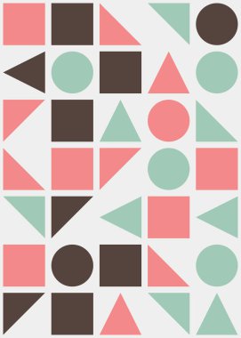 soyut geometrik desen, vektör illüstrasyonu