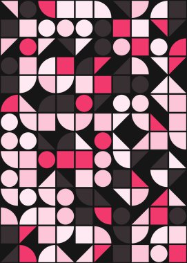 soyut geometrik desen, vektör illüstrasyonu