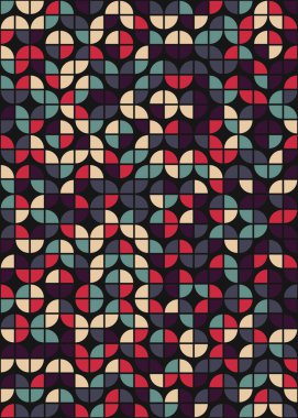 soyut geometrik desen, vektör illüstrasyonu