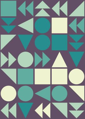 soyut geometrik desen, vektör illüstrasyonu