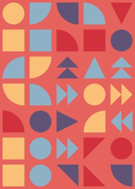 soyut geometrik desen, vektör illüstrasyonu