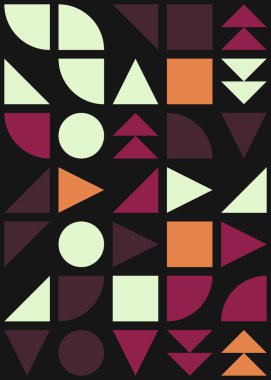 soyut geometrik desen, vektör illüstrasyonu